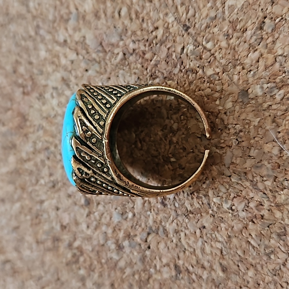 Turquoise stone Ring - Picture 7 of 8